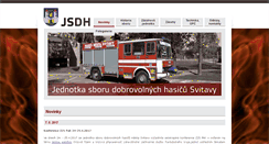 Desktop Screenshot of jsdh.svitavy.cz