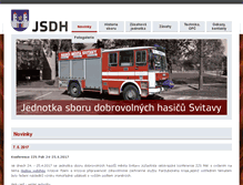 Tablet Screenshot of jsdh.svitavy.cz